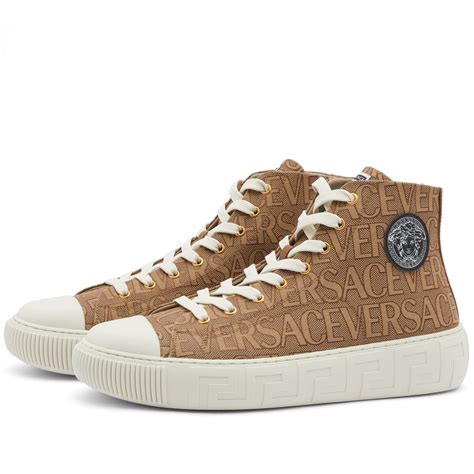 versace new sneakers 2018|versace high top sneakers.